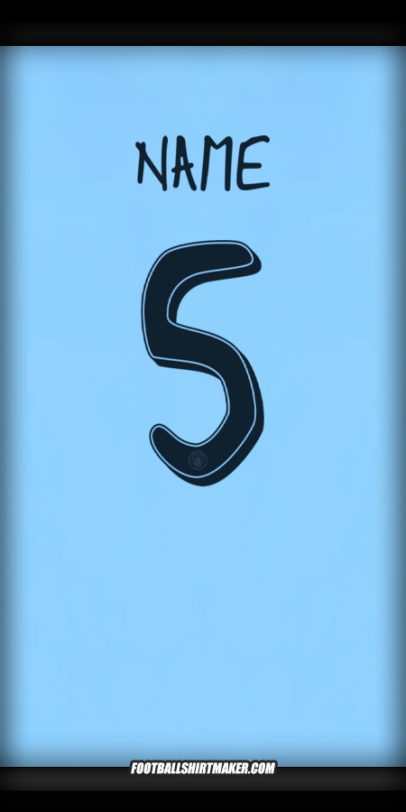 Trikot Manchester City Cup 2024/2025 -  name - 5