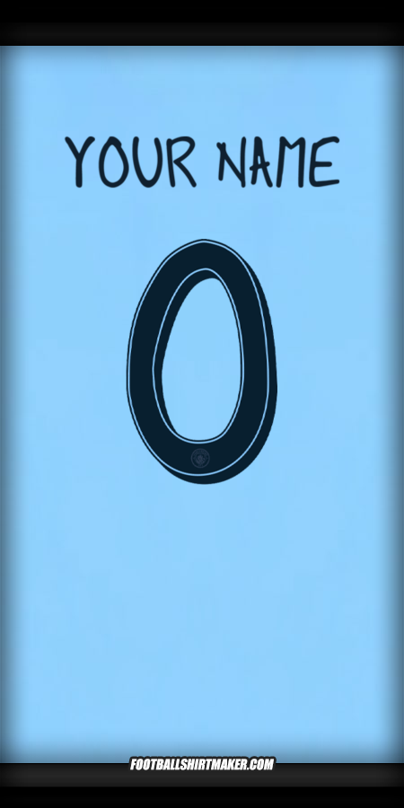 Jersey Manchester City Cup 2024/2025 -  your name - 0