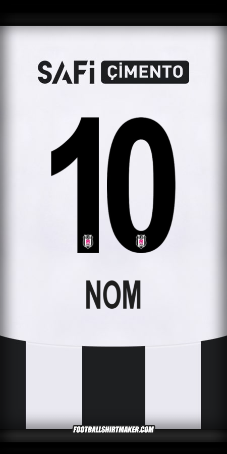 Maillot Besiktas JK 2024/2025 -  nom - 10