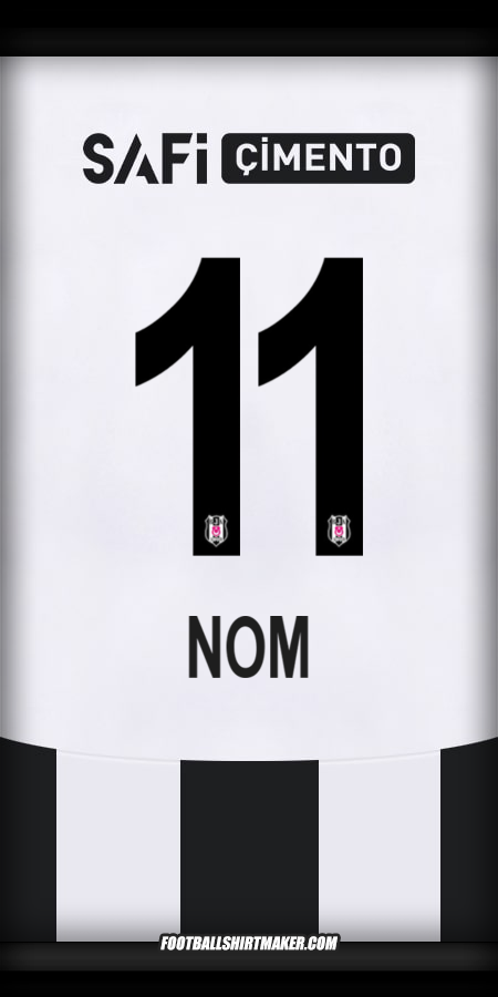 Maillot Besiktas JK 2024/2025 -  nom - 11