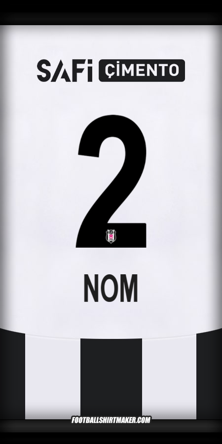 Maillot Besiktas JK 2024/2025 -  nom - 2