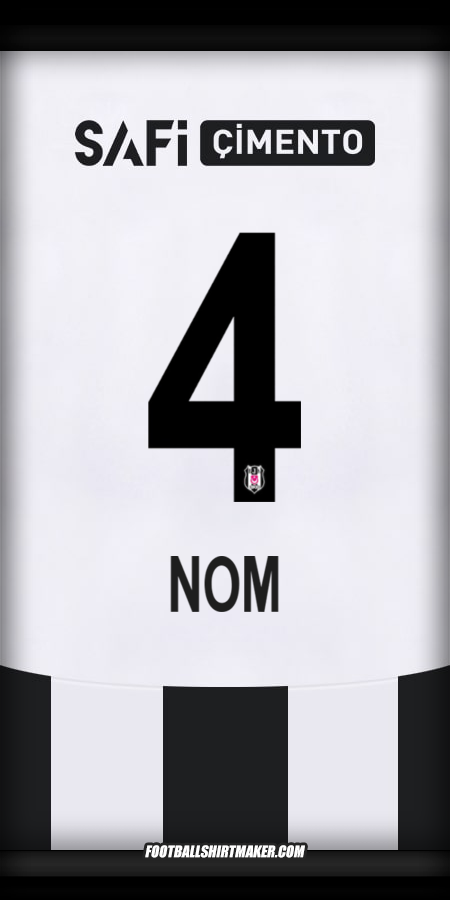 Maillot Besiktas JK 2024/2025 -  nom - 4