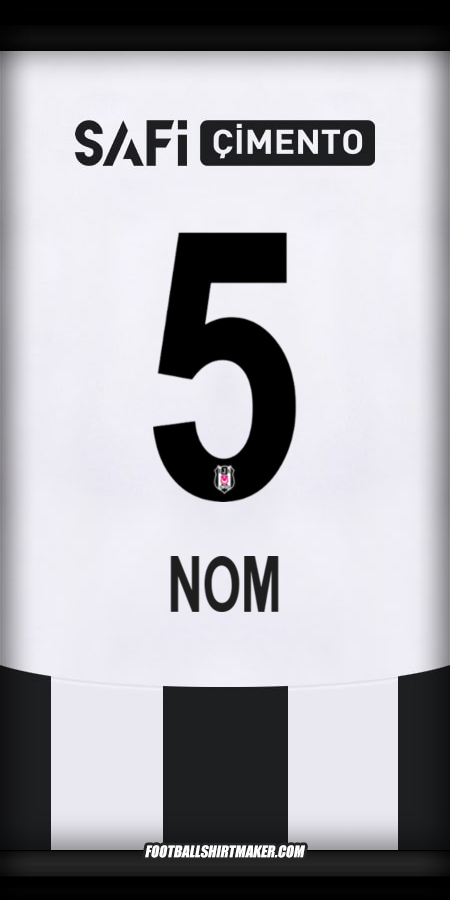 Maillot Besiktas JK 2024/2025 -  nom - 5