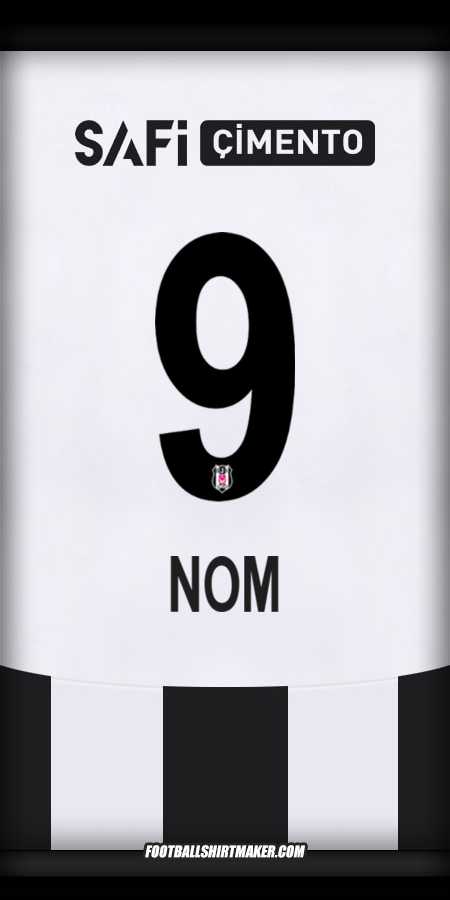 Maillot Besiktas JK 2024/2025 -  nom - 9