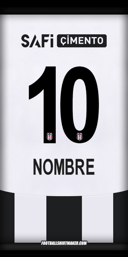 Camiseta Besiktas JK 2024/2025 -  nombre - 10