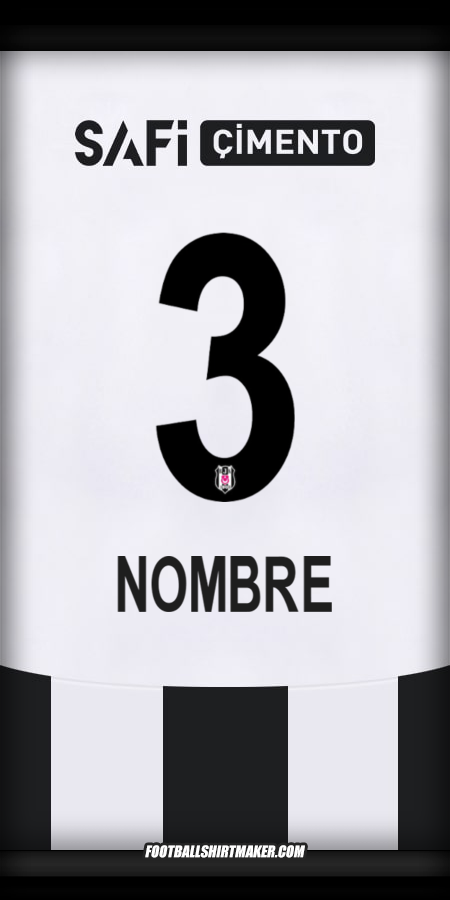 Jersey Besiktas JK 2024/2025 -  nombre - 3