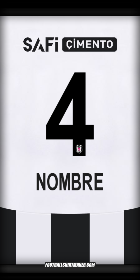 Jersey Besiktas JK 2024/2025 -  nombre - 4