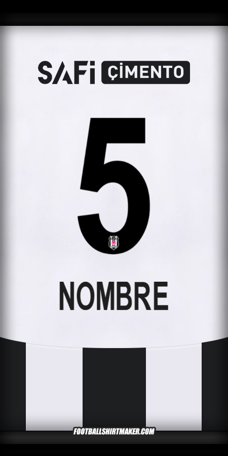 Camiseta Besiktas JK 2024/2025 -  nombre - 5