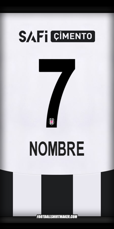 Camiseta Besiktas JK 2024/2025 -  nombre - 7