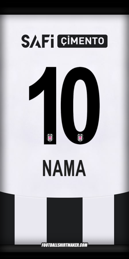 Jersey Besiktas JK 2024/2025 -  nama - 10