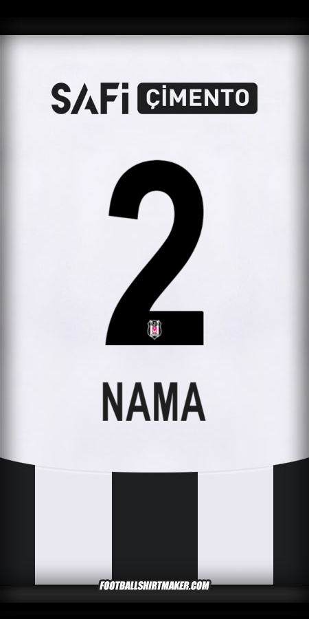 Jersey Besiktas JK 2024/2025 -  nama - 2