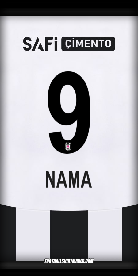 Jersey Besiktas JK 2024/2025 -  nama - 9