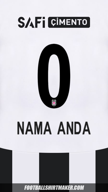 Jersey Besiktas JK 2024/2025 -  nama anda - 0