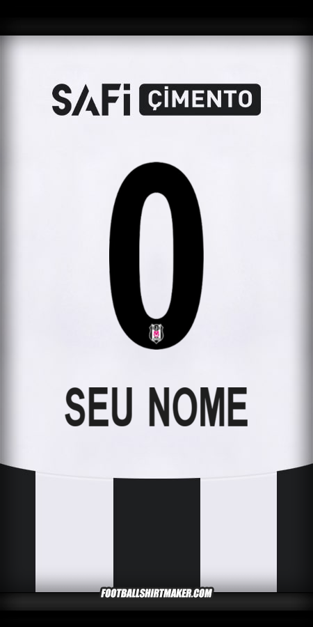 Camisa Besiktas JK 2024/2025 -  seu nome - 0