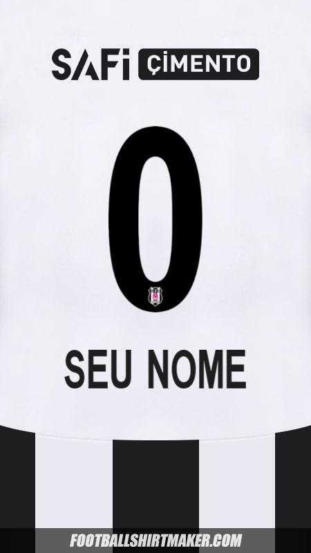 Camisa Besiktas JK 2024/2025 -  seu nome - 0