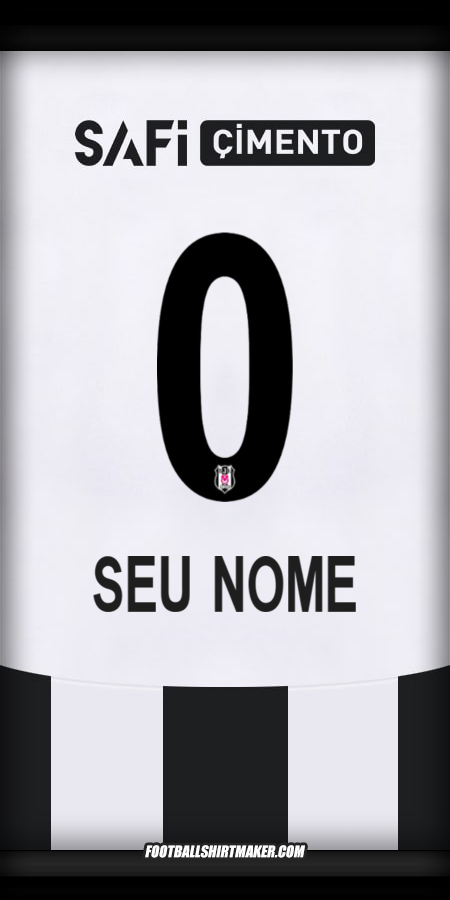 Camisa Besiktas JK 2024/2025 -  seu nome - 0