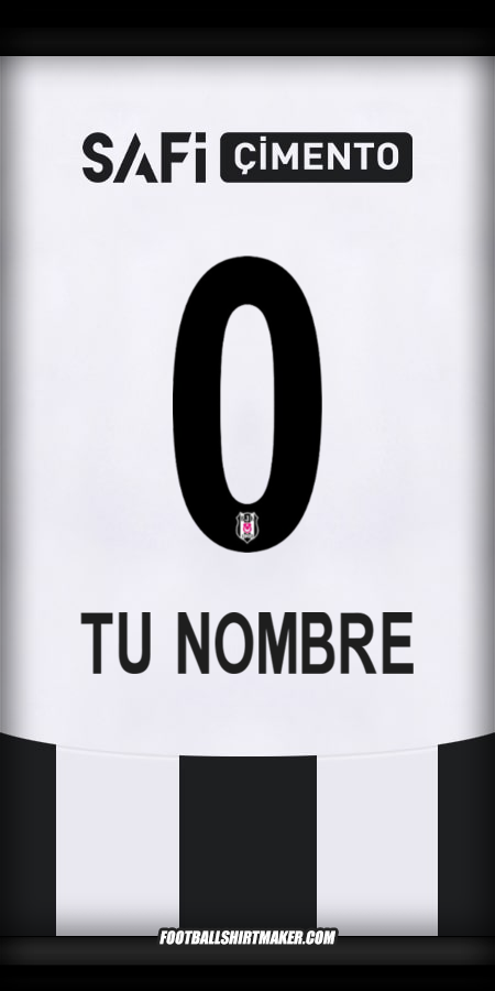 Jersey Besiktas JK 2024/2025 -  tu nombre - 0