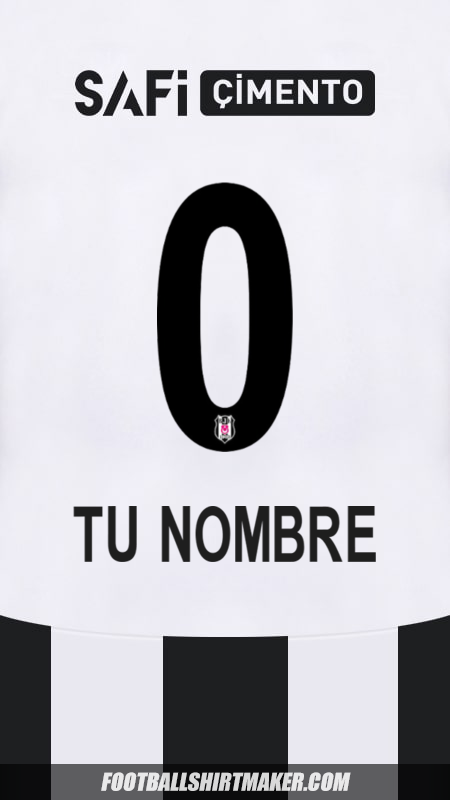 Camiseta Besiktas JK 2024/2025 -  tu nombre - 0