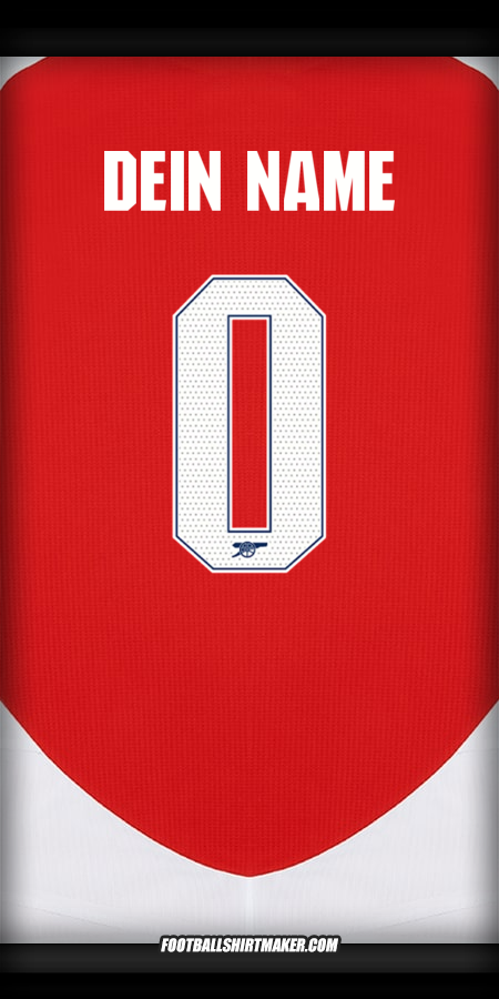 Trikot Arsenal 2024/2025 Cup -  dein name - 0