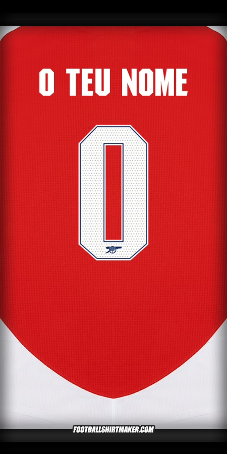 Camisola Arsenal Cup 2024/2025 -  o teu nome - 0