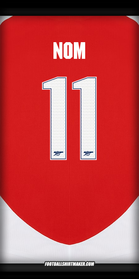 Maillot Arsenal Cup 2024/2025 -  nom - 11
