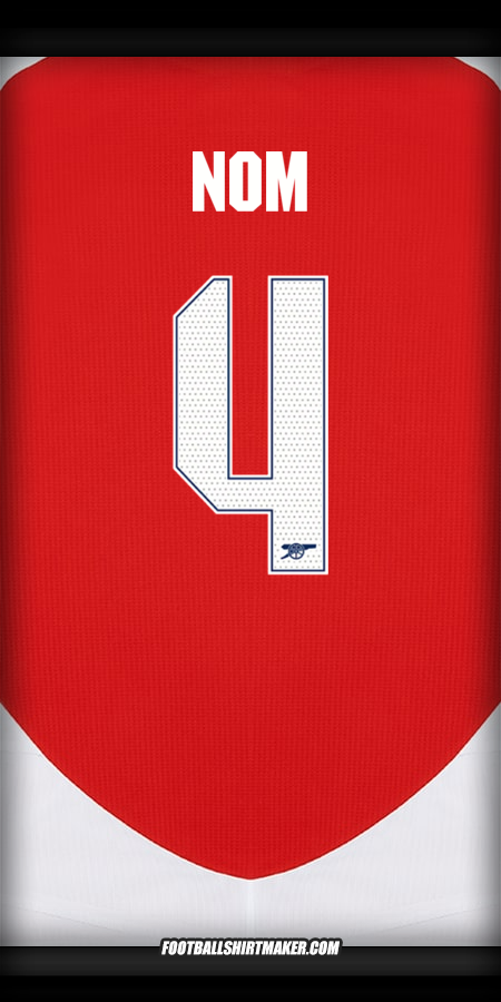 Maillot Arsenal Cup 2024/2025 -  nom - 4
