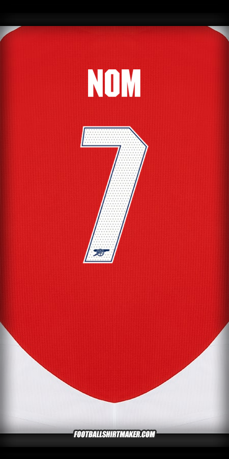 Maillot Arsenal Cup 2024/2025 -  nom - 7