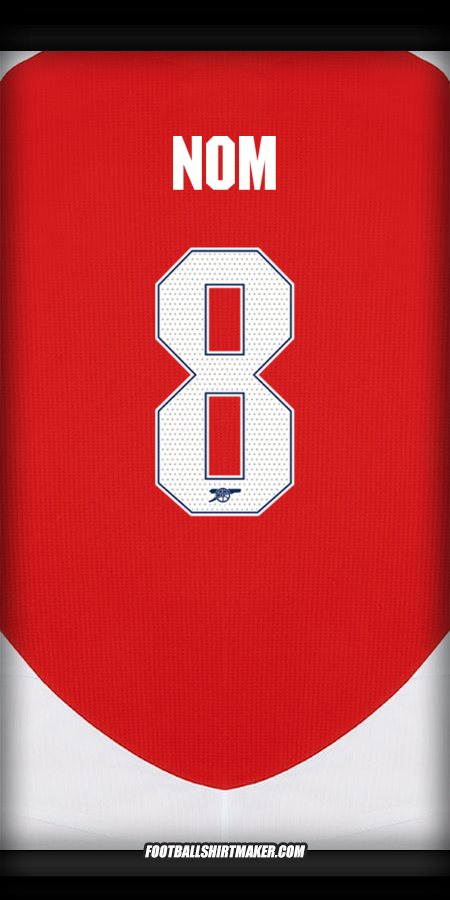 Maillot Arsenal Cup 2024/2025 -  nom - 8