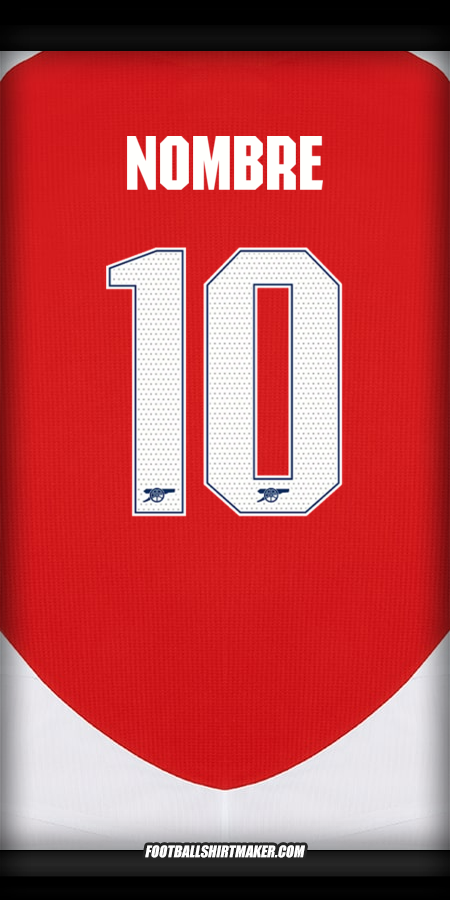 Camiseta Arsenal Cup 2024/2025 -  nombre - 10