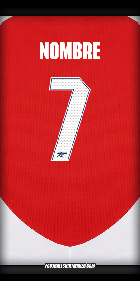 Camiseta Arsenal Cup 2024/2025 -  nombre - 7