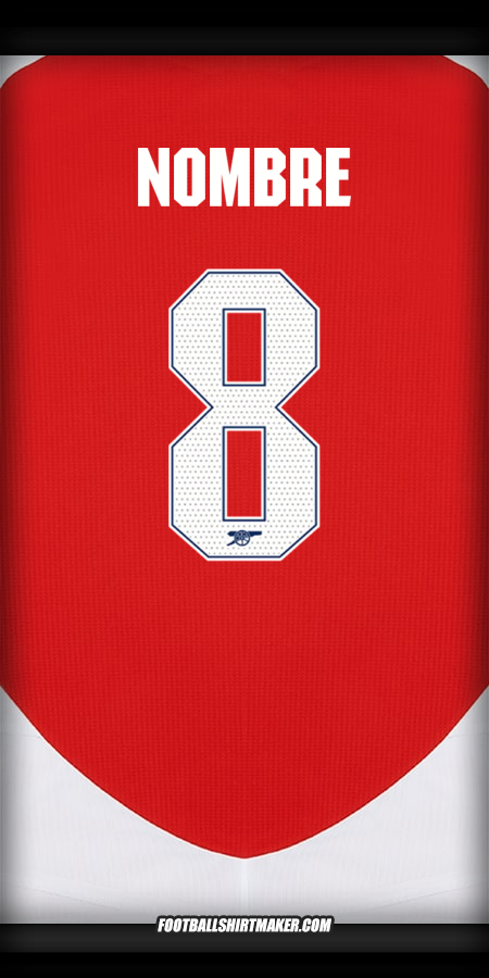 Jersey Arsenal Cup 2024/2025 -  nombre - 8