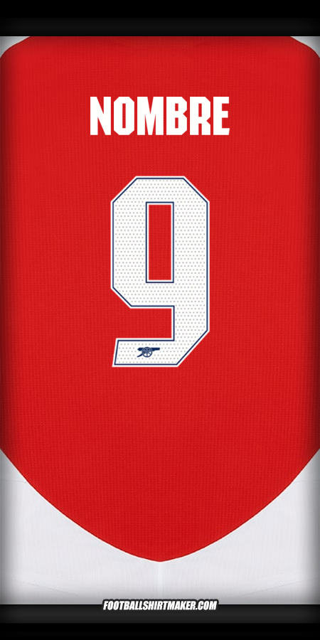 Jersey Arsenal Cup 2024/2025 -  nombre - 9