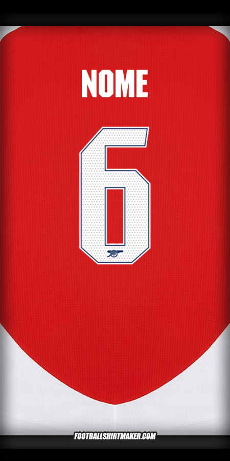 Camisola Arsenal Cup 2024/2025 -  nome - 6