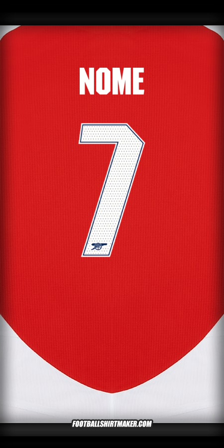 Camisola Arsenal Cup 2024/2025 -  nome - 7