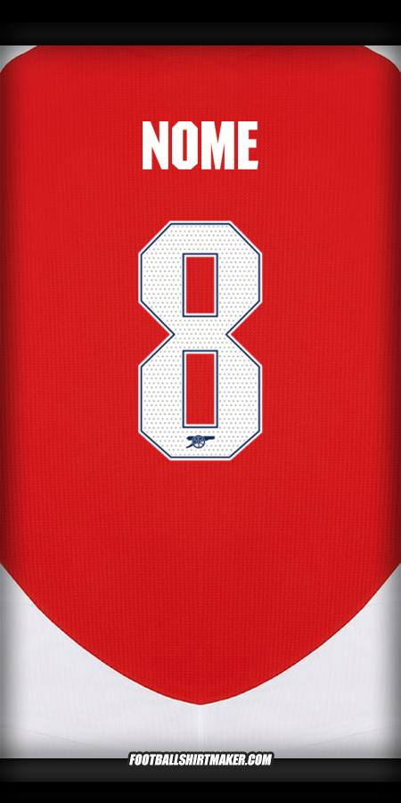Camisa Arsenal Cup 2024/2025 -  nome - 8
