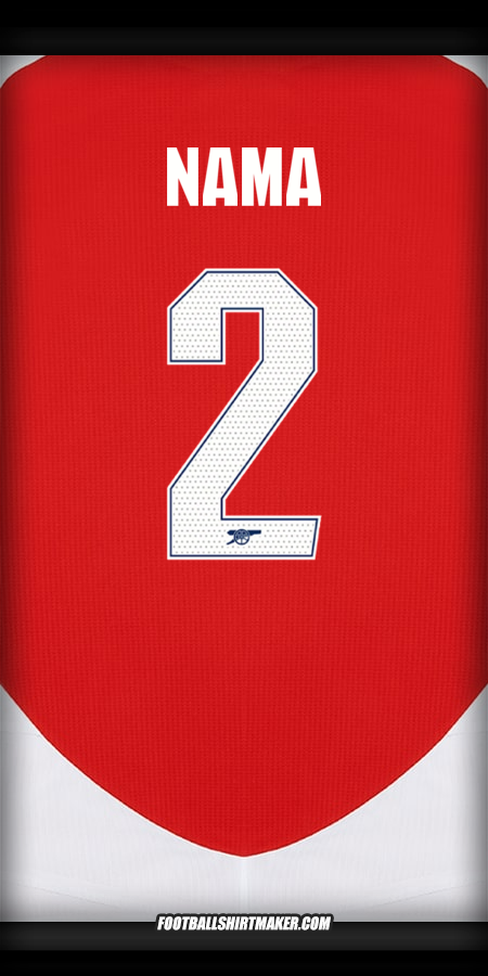 Jersey Arsenal Cup 2024/2025 -  nama - 2
