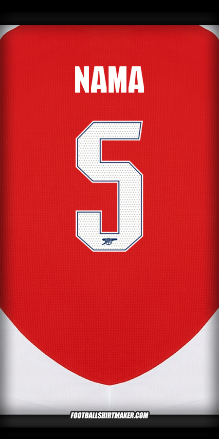 Jersey Arsenal Cup 2024/2025 -  nama - 5