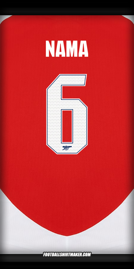 Jersey Arsenal Cup 2024/2025 -  nama - 6