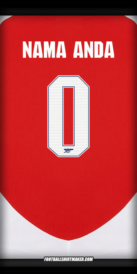 Jersey Arsenal Cup 2024/2025 -  nama anda - 0