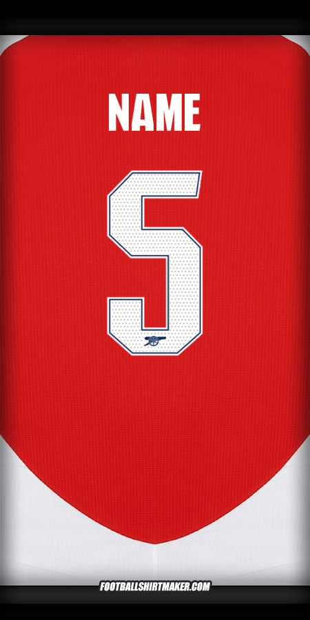 Shirt Arsenal Cup 2024/2025 -  name - 5