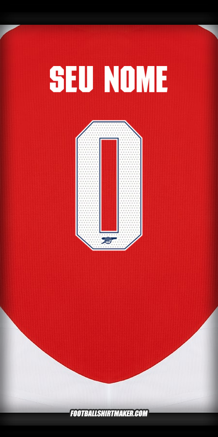 Camisa Arsenal Cup 2024/2025 -  seu nome - 0
