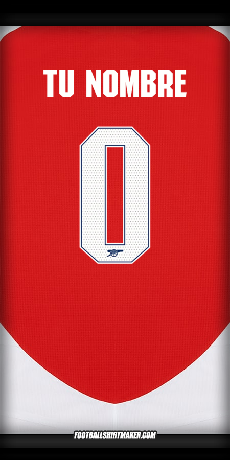 Camiseta Arsenal Cup 2024/2025 -  tu nombre - 0