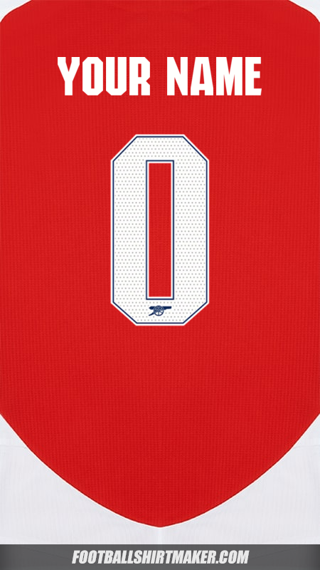 Jersey Arsenal 2024/2025 Cup -  your name - 0