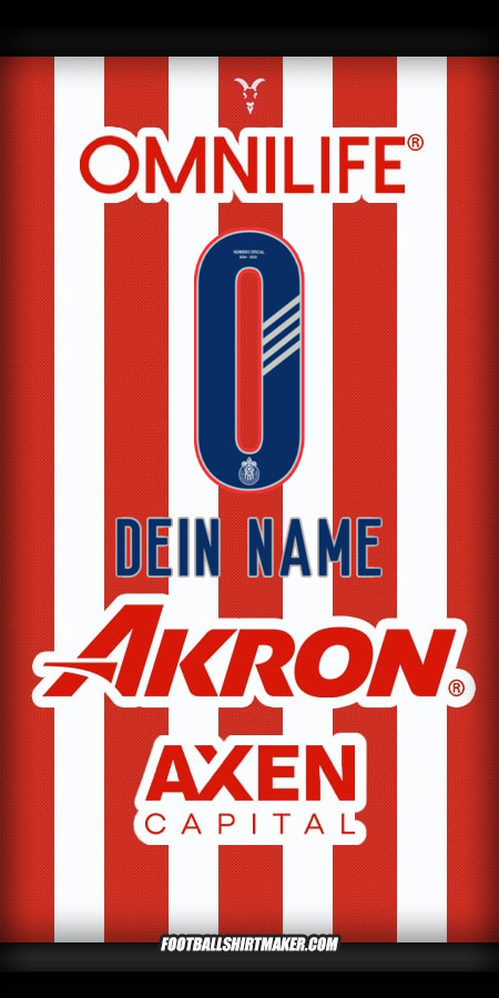 Trikot Guadalajara 2024/2025 -  dein name - 0