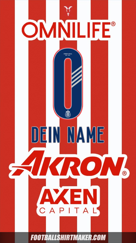 Trikot Guadalajara 2024/2025 -  dein name - 0