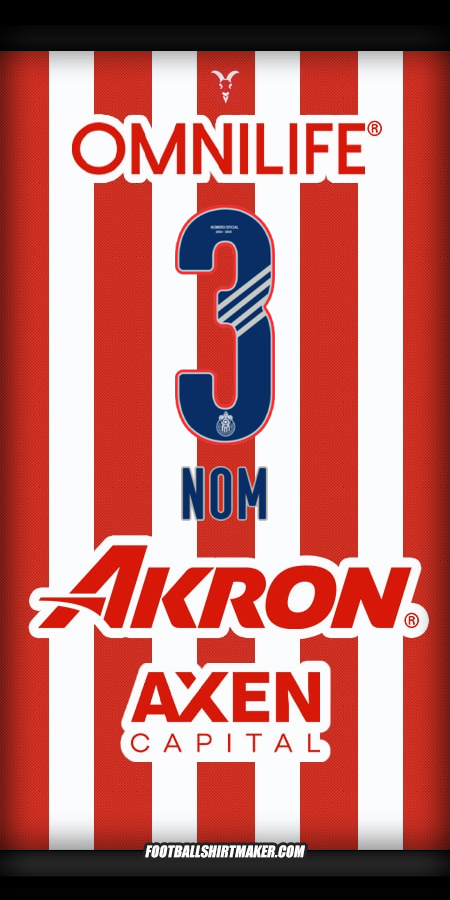 Maillot Guadalajara 2024/2025 -  nom - 3
