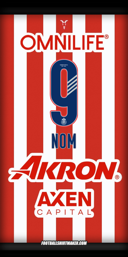 Maillot Guadalajara 2024/2025 -  nom - 9
