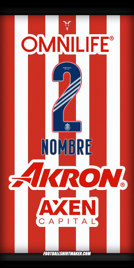 Camiseta Guadalajara 2024/2025 -  nombre - 2