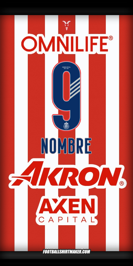 Camiseta Guadalajara 2024/2025 -  nombre - 9