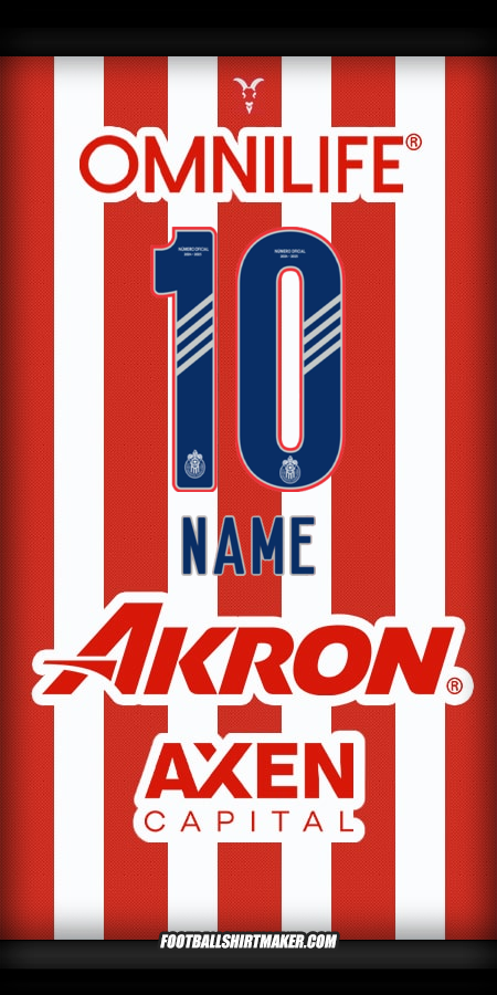 Trikot Guadalajara 2024/2025 -  name - 10